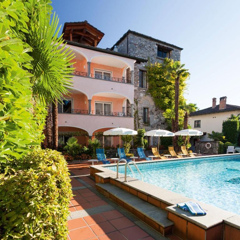 Romantik Hotel Castello Seeschloss Ascona Exterior foto
